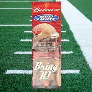 Vintage 2001 Tampa Bay Buccaneers Anheuser Busch Bud Light 6' Heavy Duty Banner